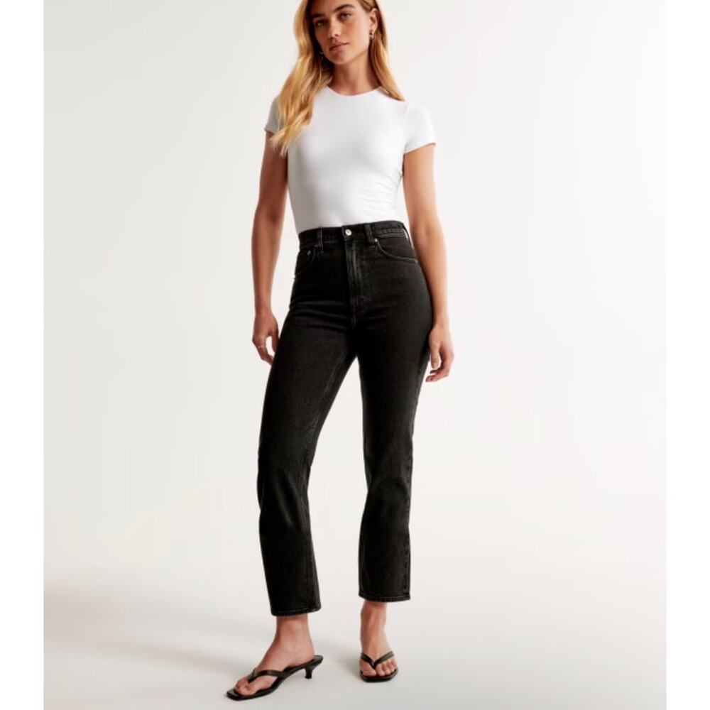 Abercrombie & Fitch The Ankle Straight Ultra High Rise jeans size 27
